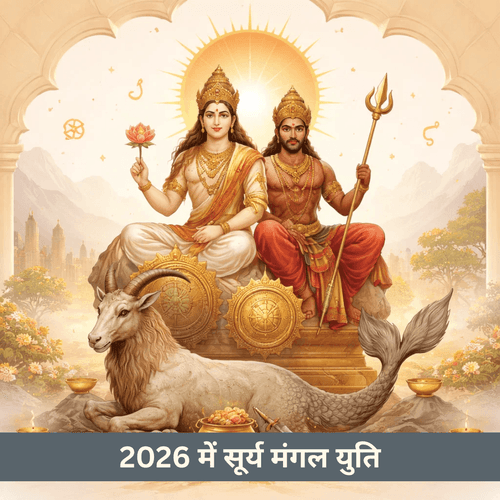 2026 में सूर्य-मंगल संयोग: मकर राशि में आदित्य मंगल राजयोग और लाभ