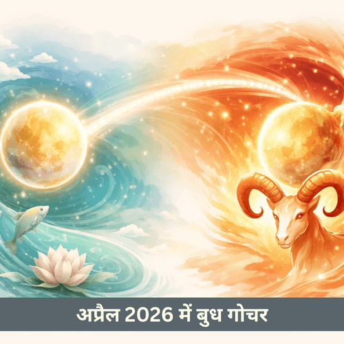 अप्रैल 2026: बुध का मीन से मेष राशी में संचार और सोच में बदलाव