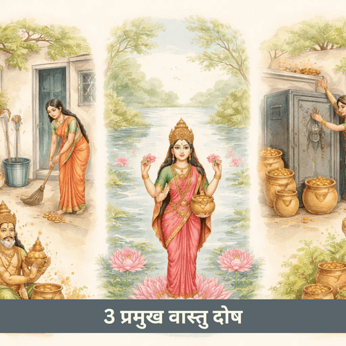 कौन से वास्तु दोष धन को रोकते हैं 