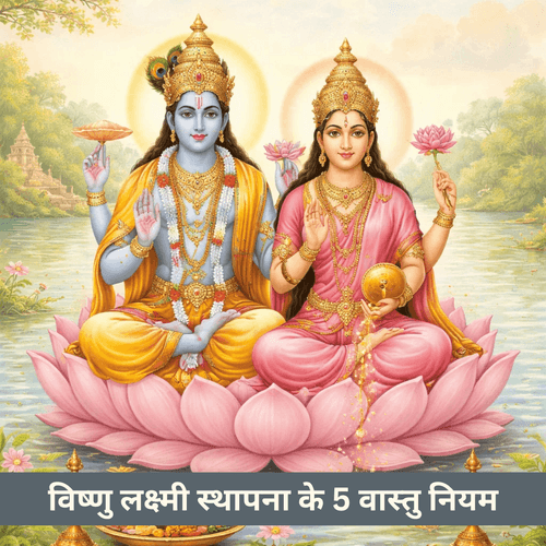 घर में विष्णु लक्ष्मी स्थापना के 5 वास्तु नियम