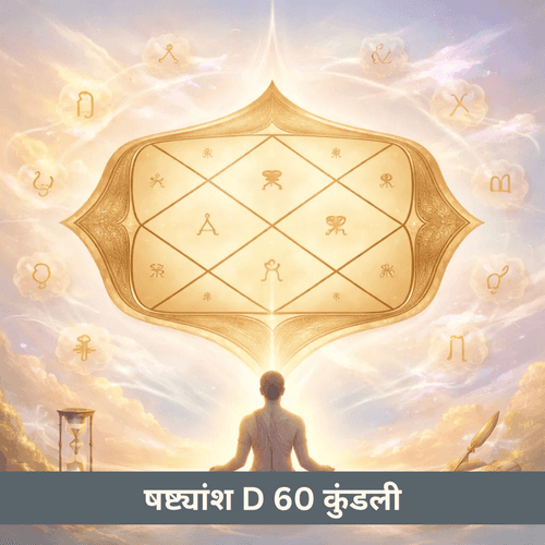 षष्ट्यांश D60 चार्ट क्या है और यह पूर्व जन्म के कर्म कैसे दर्शाता है