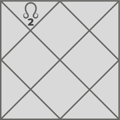 What is the effect of Rahu in the second house and how does it change life