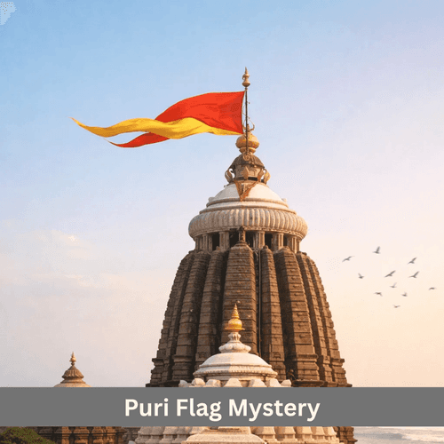 Why Puri Jagannath Temple Flag Flies Against Wind