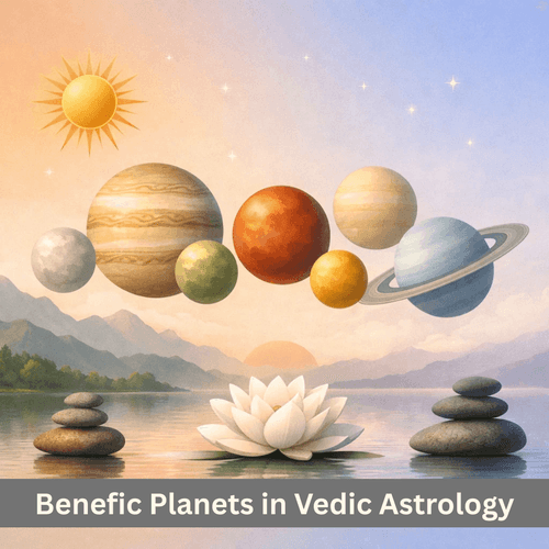 Benefic Planets in Vedic Astrology: Gentle Support, Growth and Inner Balance
