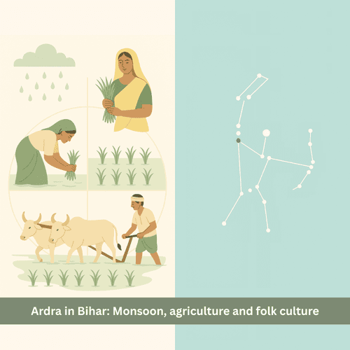 Ardra Nakshatra in Bihar: A Living Confluence of Monsoon, Agriculture, and Folk Tradition