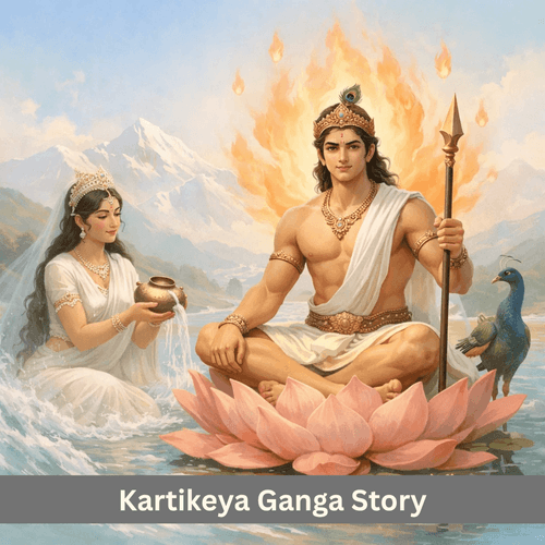 Kartikeya and Ganga: The Expansive Story of Divine Energy, Balance and Sacred Motherhood
