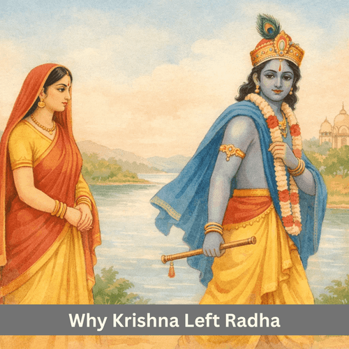 Why Krishna Left Radha: A Divine Separation for Eternal Love