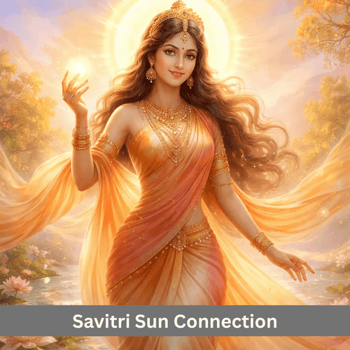 Savitri and Surya Deva: Radiance, Light, and Inner Strength