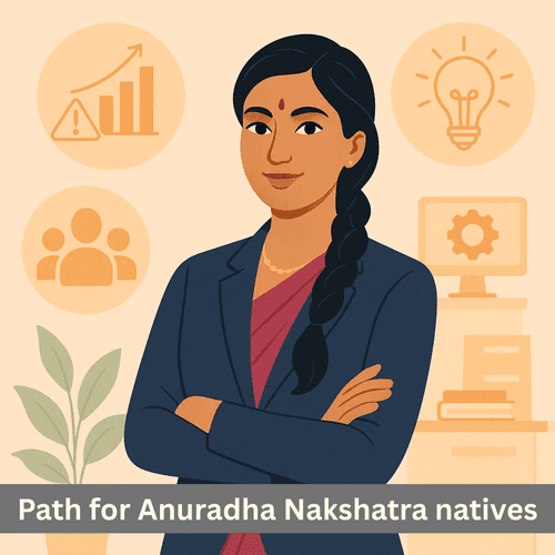 What are the best career options and unique paths to success for Anuradha Nakshatra natives?