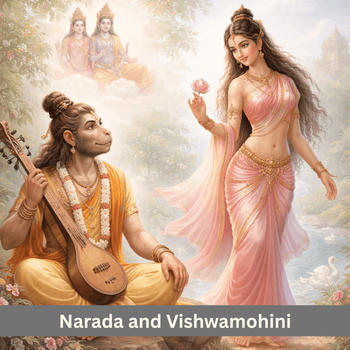 Narada and Vishwamohini: A Monkey Like Face and a Deep Spiritual Lesson