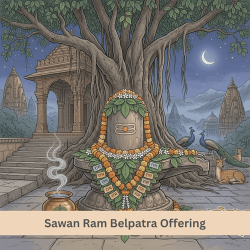 Sawan Ram Belpatra Offering