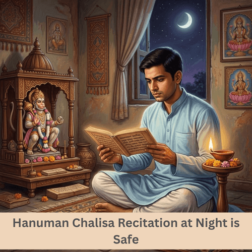 Hanuman Chalisa Recitation at Night is Safe