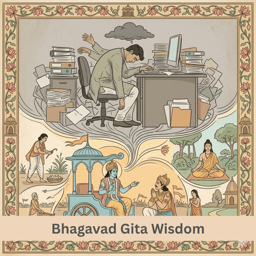 Overcoming Workplace Burnout With Bhagavad Gita Wisdom