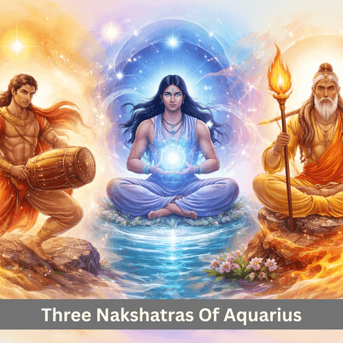 The Three Nakshatras Of Aquarius: Dhanishta, Shatabhisha And Purvabhadrapada