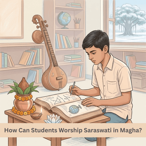 How Can Students Worship Saraswati in Magha?