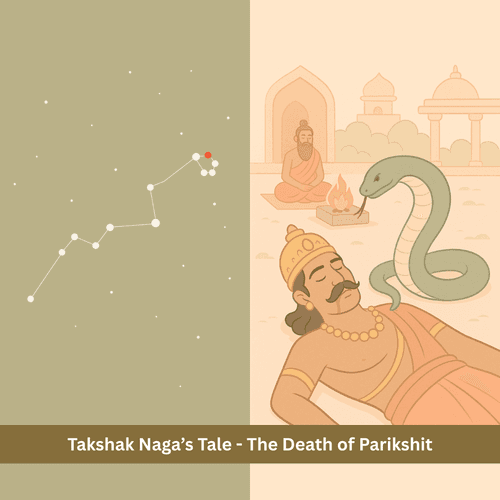 The Story of Takshak Naga - Parikshit’s Death, The Serpent Sacrifice and Astik Muni’s Compassion