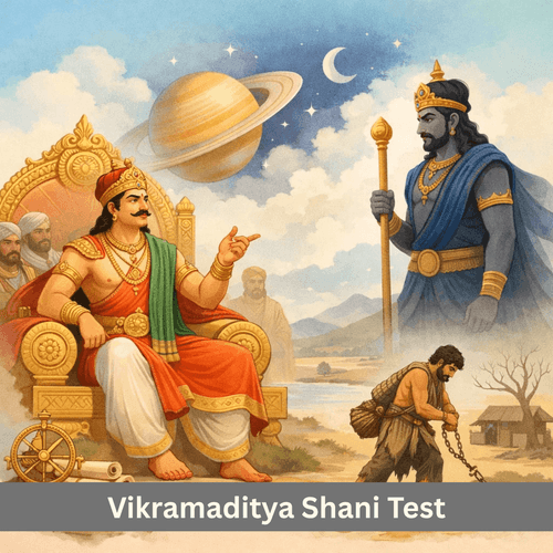 Vikramaditya and Shani’s Test: From Ego to Experience Through Karma