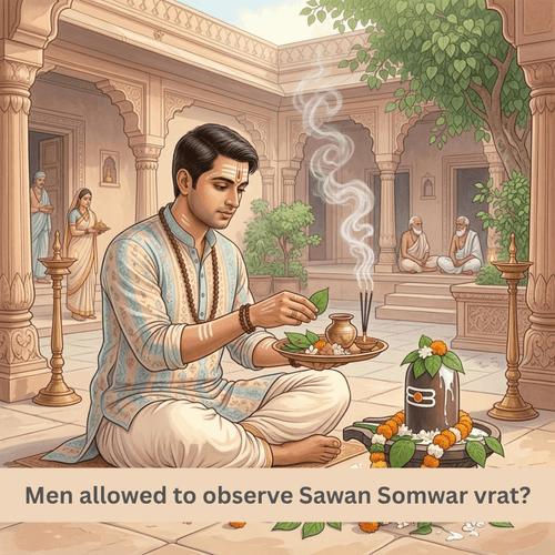 Are men allowed to observe Sawan Somwar vrat?