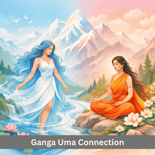 Ganga and Uma: The Different Journeys of the Two Daughters of Himavan