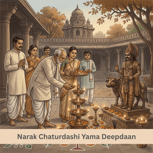 Narak Chaturdashi Yama Deepdaan