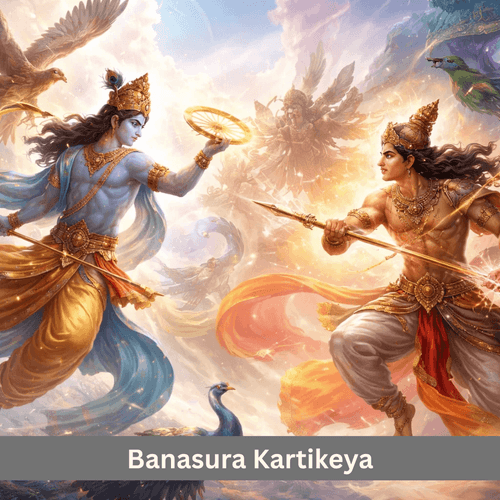 Kartikeya as Protector of Banasura: Mystery of Hari-Hara Divine Duel