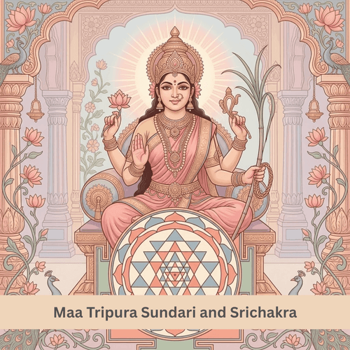 Maa Tripura Sundari and Srichakra