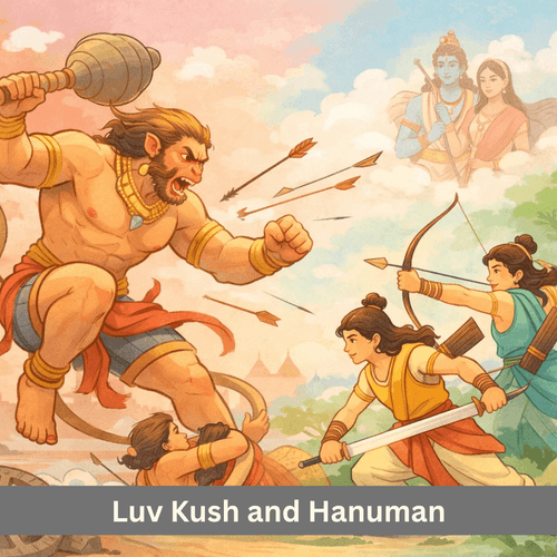 The Battle Between Lava Kusha and Hanuman: Devotion Meets Valor