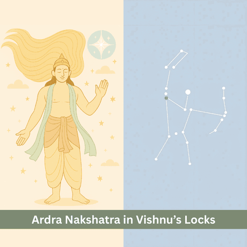 Ardra Nakshatra in Vishnu’s Locks: Vamana Purana Story and Symbolism