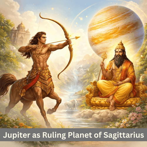 Deep Vedic Analysis of Jupiter as Ruling Planet of Sagittarius