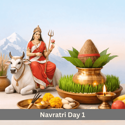 Navratri Day 1: Complete Ritual of Maa Shailputri Worship and Ghatasthapana on 19 March 2026