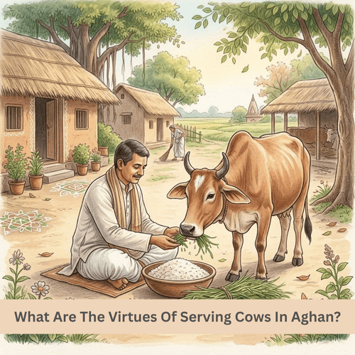 What Are The Virtues Of Serving Cows In Aghan?