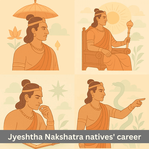 What hidden powers lie within Jyeshtha Nakshatra natives' career paths and profound nature?