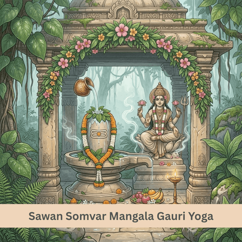 Sawan Somvar Mangala Gauri Yoga