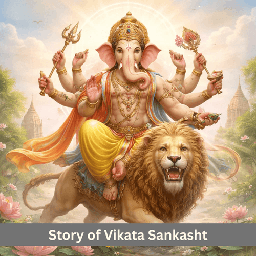 Vikata Sankashti and the Story of the Ten-Handed Lion-Riding Ganapati