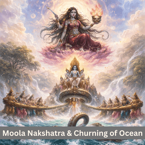 What Is the Mystery of Moola Nakshatra and the Churning of the Ocean-How Was Nirriti Born and What Does It Symbolize?