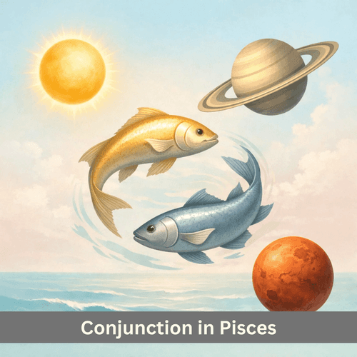 Sun, Saturn and Mars Conjunction in Pisces 2026: Twelve Days of Inner Pressure and Disciplined Courage