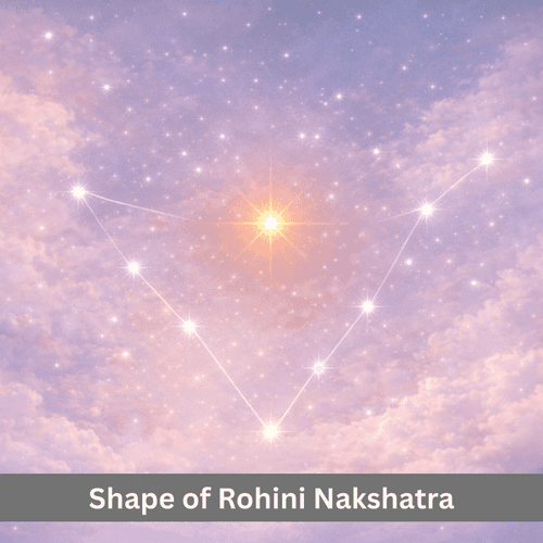 The Sky Shape of Rohini Nakshatra: A Bright Anchor beside a Calm V in Taurus