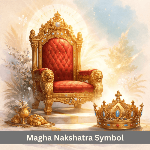Magha Nakshatra Royal Throne and Crown: Meaning of Ancestral Power and Royal Destiny