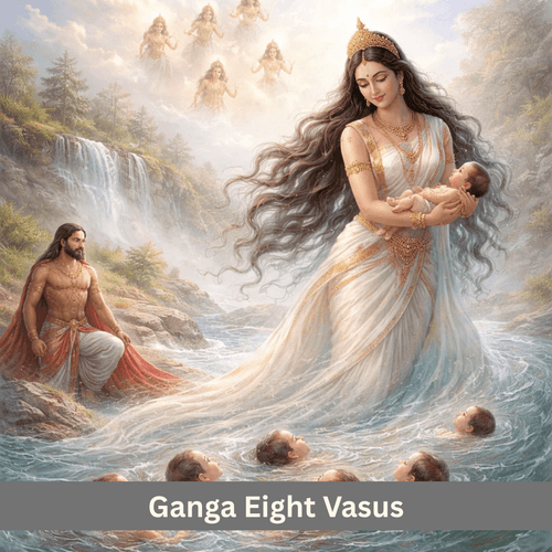 Ganga and the Eight Vasus: Why Seven Sons Were Released into the River