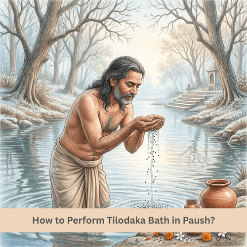 How to Perform Tilodaka Bath in Paush?
