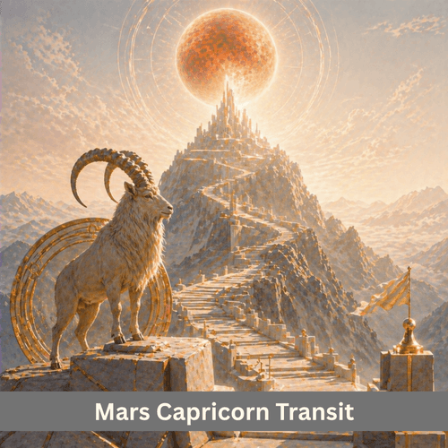 Mars Transit in Capricorn: The Peak of Success, Discipline and Achievement