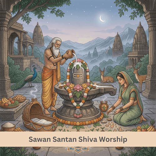 Sawan Santan Shiva Worship