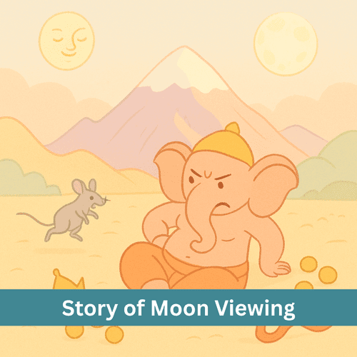 The Story of Moon Viewing: Ganesha’s Curse and Krishna’s Syamantaka Gem