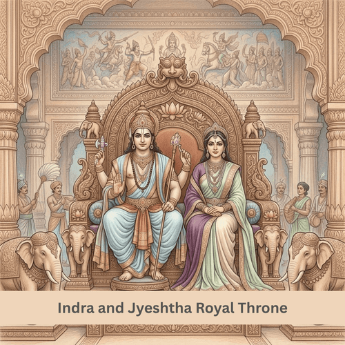 Indra and Jyeshtha Royal Throne