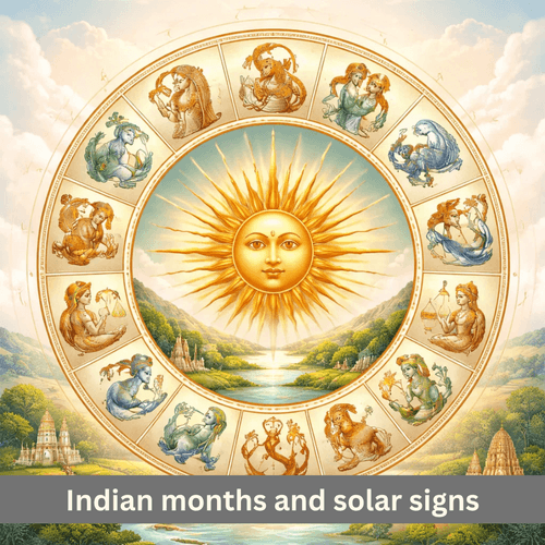 Deep Connection Between Indian Months and Solar Signs