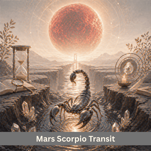 Mars Transit in Scorpio: Inner Power and Hidden Research