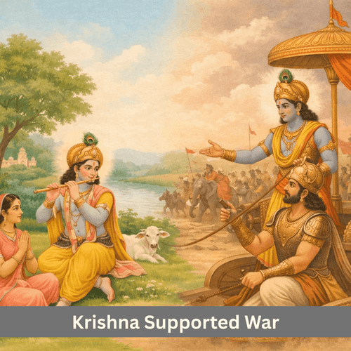 Why Krishna Supported War Despite Teaching Non Violence