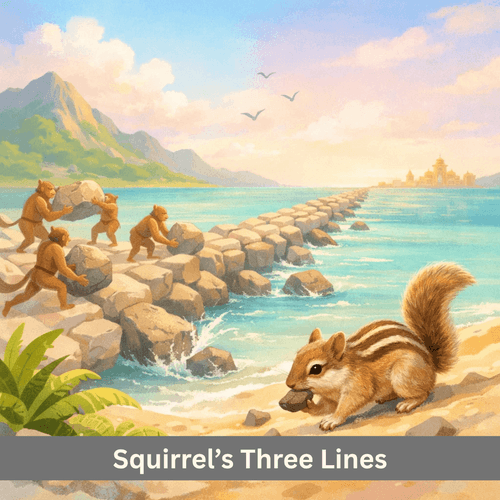 The Three Stripes on the Squirrel’s Back: When the Lord Made Even a Small Effort Immortal