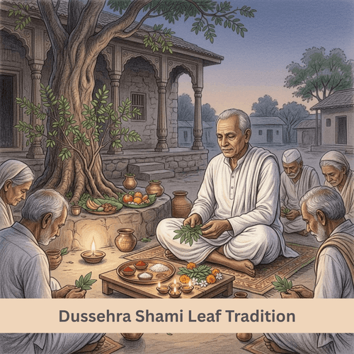 Dussehra Shami Leaf Tradition