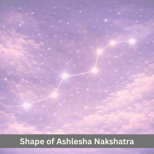 The Sky Shape of Ashlesha Nakshatra: A Winding Serpentine Line in the Cancer Region